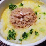 離乳食★納豆コーン粥